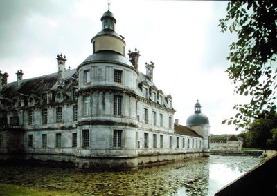 View of the facade from the garden, built 1642-50 by Pierre Le Muet